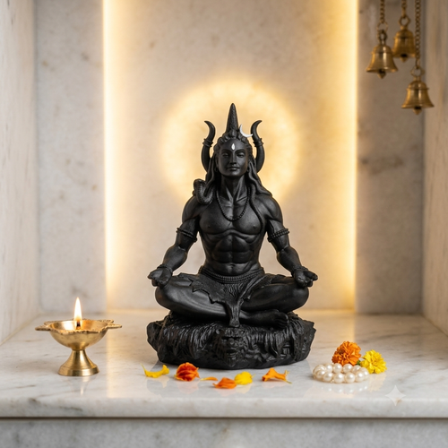 Shiva Car Dashboard Statue – Divine Protection On Every Drive