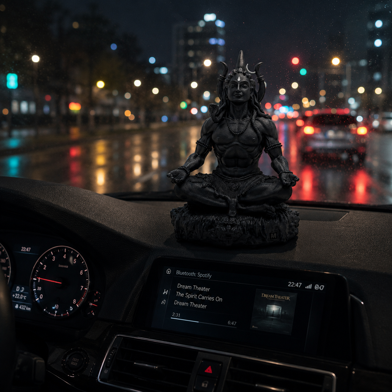 Lord Shiva Car Dashboard Statue – Divine Protection On Every Drive