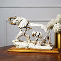 Elephant with Baby Elephant Table Decor - Decorwala