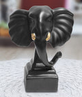 Elephant Tusk for Table and Home Decor , Black Color - Decorwala