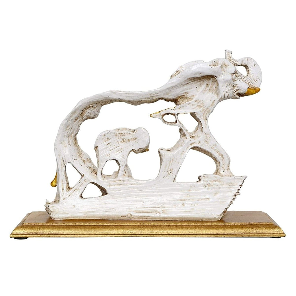 Elephant with Baby Elephant Table Decor - Decorwala