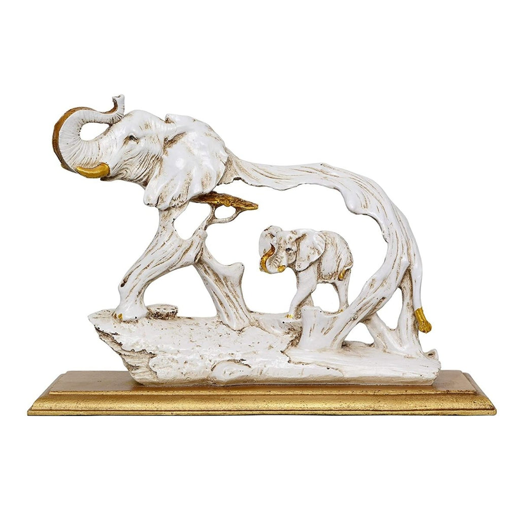 Elephant with Baby Elephant Table Decor - Decorwala