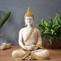 Meditating Candle Buddha Statue - Decorwala